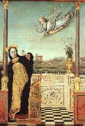 Braccesco, Carlo di The Annunciation oil on canvas